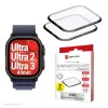 Näytönsuoja Displex Unbreakable Full Cover Smart Glass Apple Watch Ultra 3/Ultra 2/Ultra (49 mm), 2 kpl:n pakkaus, reunaton, läpinäkyvä
