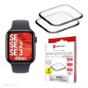 Displex särkymätön täyspeittävä suojalasi Apple Watch SE3/SE2/SE (40mm), 2 kpl:n pakkaus, ultrahohut, reunaton, Eco Mount