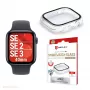 Displex 10H karkaistu lasi Apple Watch SE3/SE2/SE (40 mm), kokovartalokotelo, IP68, Snap-On, läpinäkyvä