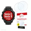 Näytönsuojalasi Compulocks Displex 9H Garmin fenix 8 / fenix E (47 mm) – 2 kpl:n pakkaus, ultrahohut, reunaton, likaa hylkivä