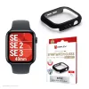 Näytönsuoja PanzerGlass Displex 10H Apple Watch SE3/SE2/SE (40 mm) – kokovartalo, IP68, napsautettava, musta matta