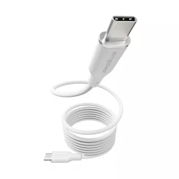 PanzerGlass empower™ by ® Magnetic 240W USB-C–USB-C-kaapeli | USB 2.0 | 1,5 m | Silver White