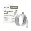 PanzerGlass empower™ by ® Magnetic 240W USB-C–USB-C-kaapeli | USB 2.0 | 1,5 m | Silver White