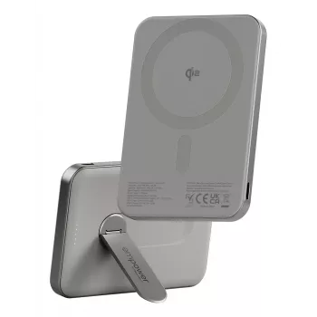 Powerbank PanzerGlass empower by empower Bank Spin Stand 5000mAh titaani