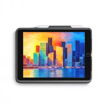 Näppäimistö ZAGG Pro Keys Apple iPad 10.2 musta/harmaa saksa
