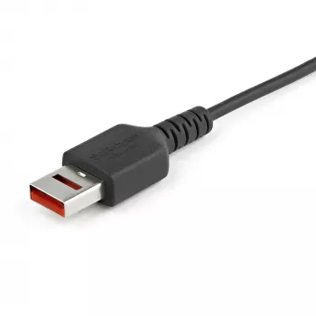 StarTech.com 1m Secure-latauskaapeli – USB-A - Micro-USB datasalpa vain latauskaapeli – vain virtalatauskaapeli puhelimelle/tabletille – datasalpaava USB-suojakaapeli