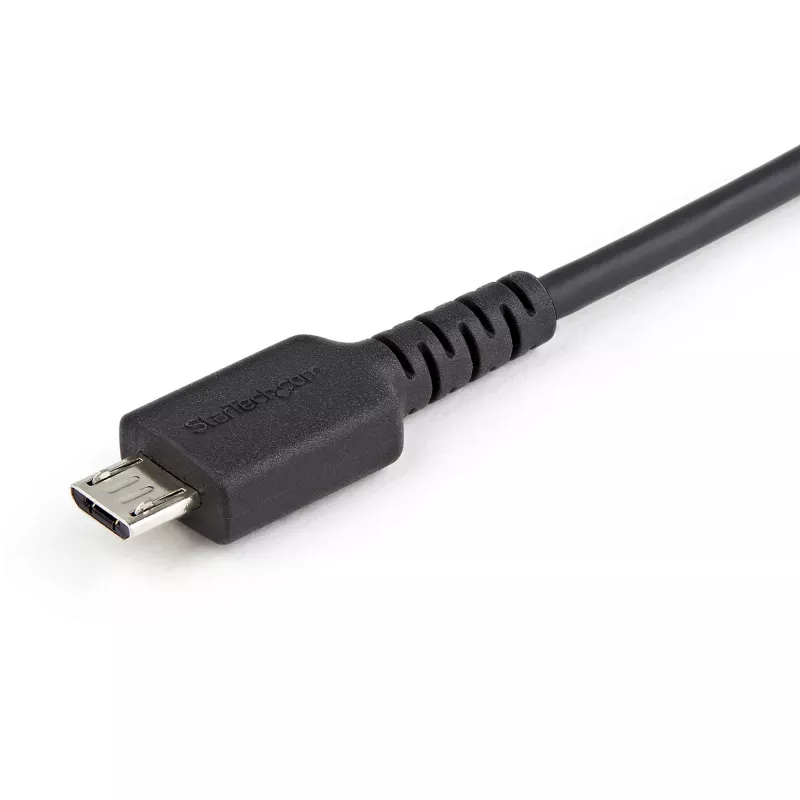 StarTech.com 1m Secure-latauskaapeli – USB-A - Micro-USB datasalpa vain latauskaapeli – vain virtalatauskaapeli puhelimelle/tabletille – datasalpaava USB-suojakaapeli