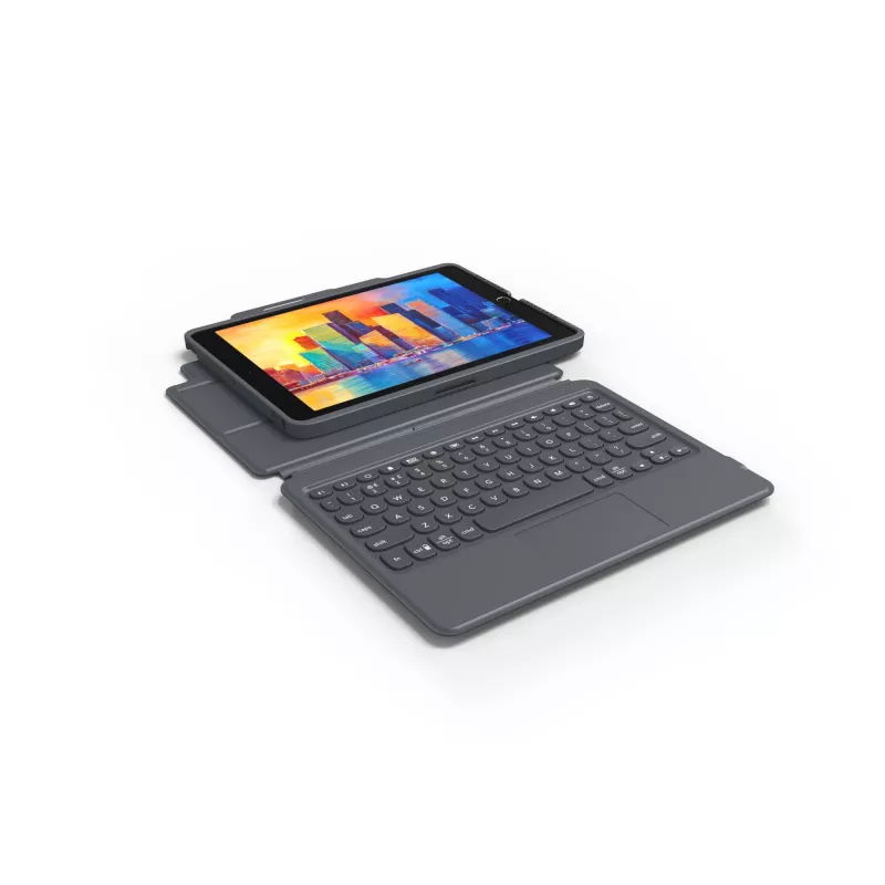 ZAGG Pro Keys -näppäimistö trackpadilla - Apple - iPad 10.2 - musta/harmaa - saksa