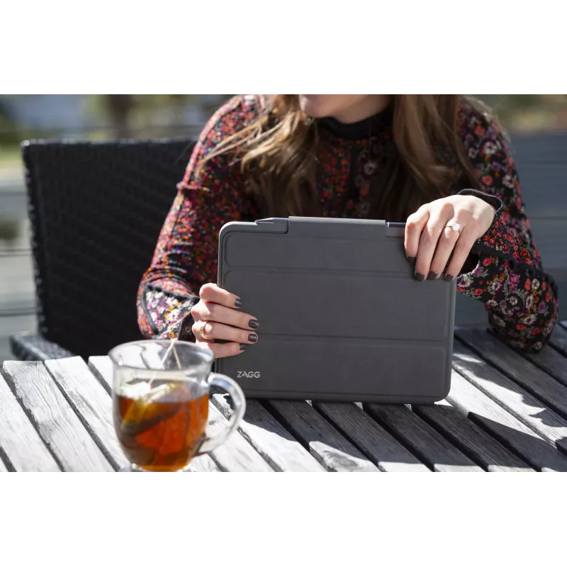 ZAGG Pro Keys -näppäimistö trackpadilla - Apple - iPad 10.2 - musta/harmaa - saksa