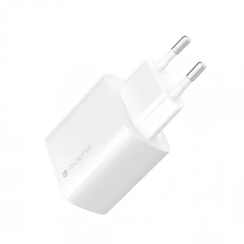 Seinäadapteri mophie Accessories USB-C 30W GaN valkoinen EU pikalataus