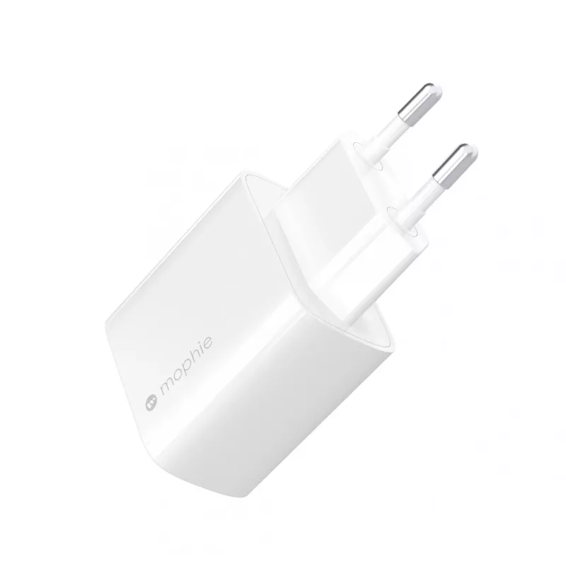 Seinäadapteri mophie Accessories USB-C 30W GaN valkoinen EU pikalataus