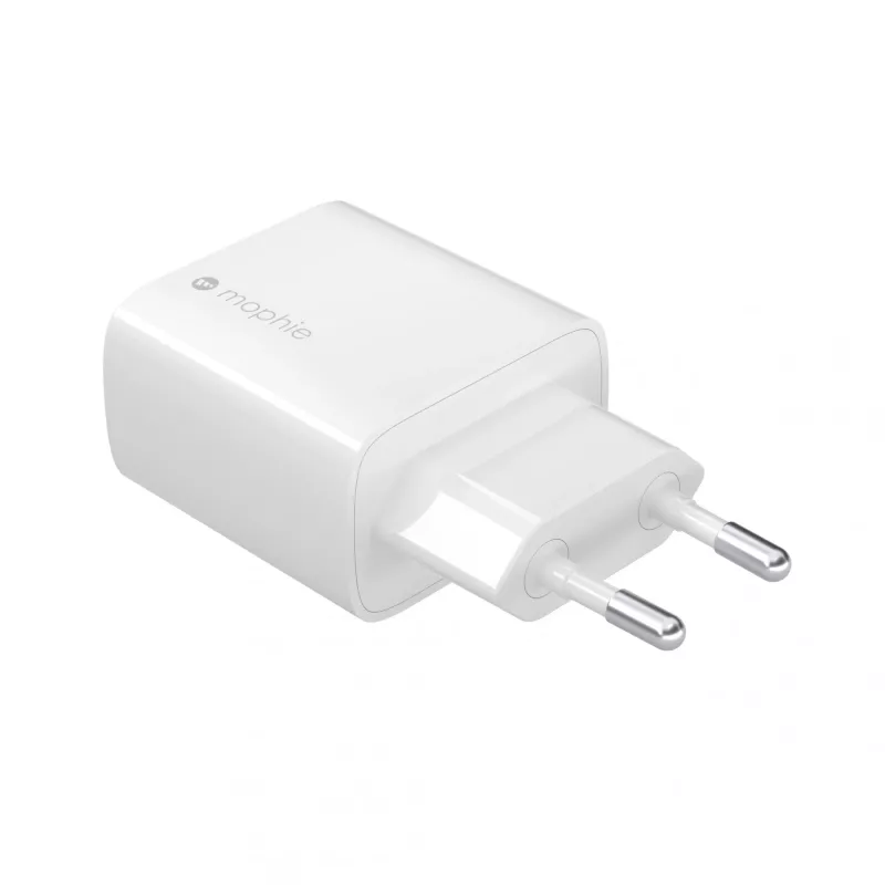 Seinäadapteri mophie Accessories USB-C 30W GaN valkoinen EU pikalataus