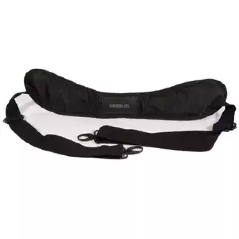 Olkahihna Mobilis ERGONOMIC SHOULDER STRAP kannettavaan musta karabiinihaka