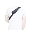 Olkahihna Mobilis ERGONOMIC SHOULDER STRAP kannettavaan musta karabiinihaka