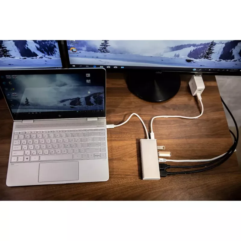 j5create JCD381-N USB Type-C™ Dual HDMI Mini Dock – Ethernet / USB 3.1 -keskitin / PD2.0