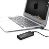 USB-keskitin j5create JUH340 4-porttinen USB 3.0 musta alumiini