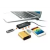 USB-keskitin j5create JUH340 4-porttinen USB 3.0 musta alumiini