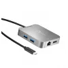 j5create JCD391 4K60 Elite USB-C® PD moniporttisovitin, hopea