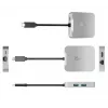 j5create JCD391 4K60 Elite USB-C® PD moniporttisovitin, hopea