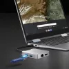 j5create JCD391 4K60 Elite USB-C® PD moniporttisovitin, hopea