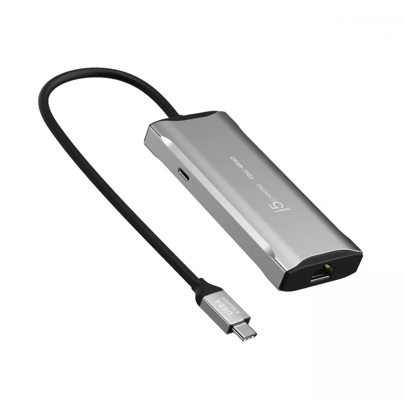 j5create JCD392 4K60 Elite USB-C® 10Gbps matkatelakka, Space Grey