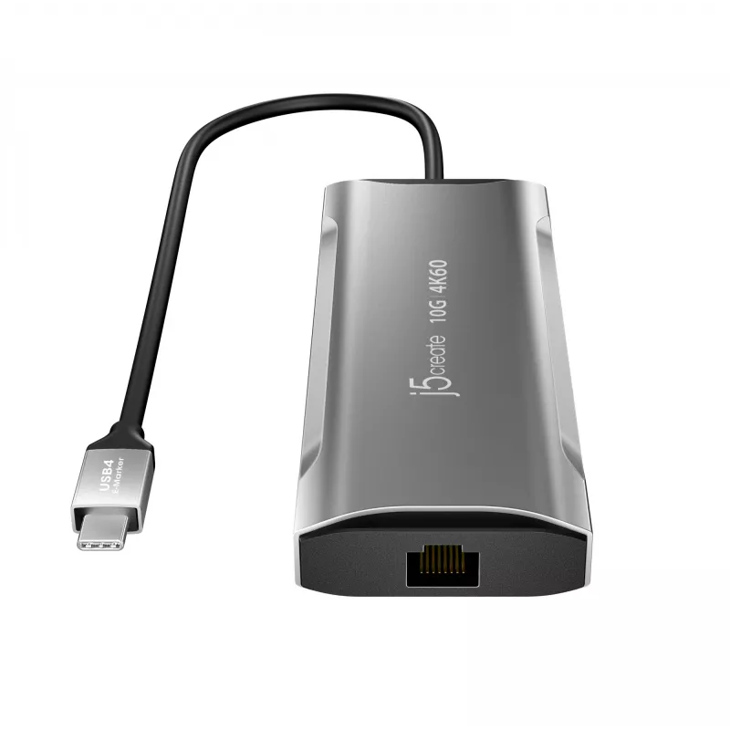 j5create JCD392 4K60 Elite USB-C® 10Gbps matkatelakka, Space Grey