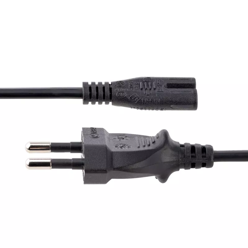 StarTech.com 2 m kannettavan tietokoneen virtajohto, EU-pistoke C7, 2,5 A 250 V