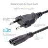 StarTech.com 2 m kannettavan tietokoneen virtajohto, EU-pistoke C7, 2,5 A 250 V