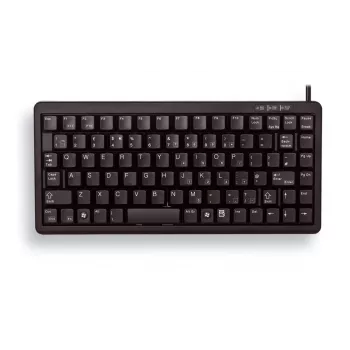 Kompakti näppäimistö Cherry G84-4100LCAGB-2 QWERTY 83 näppäintä Combi USB/PS/2 musta 1,75 m kaapeli