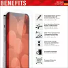 Displex näytönsuojakotelo Apple iPhone 14 Plus karkaistu lasi