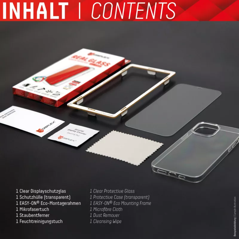Displex näytönsuojakotelo Apple iPhone 14 Plus karkaistu lasi