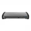 j5create JTD562 - 8K Thunderbolt™ 4 -telakointiasema - EU, johdollinen, Thunderbolt 4, 96 W, 3,5 mm, 10,100,1000 Mbit/s, harmaa