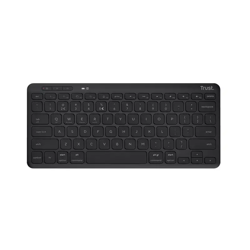 Trust Lyra näppäimistö Office USB RF Wireless Bluetooth saksa musta Tenkeyless