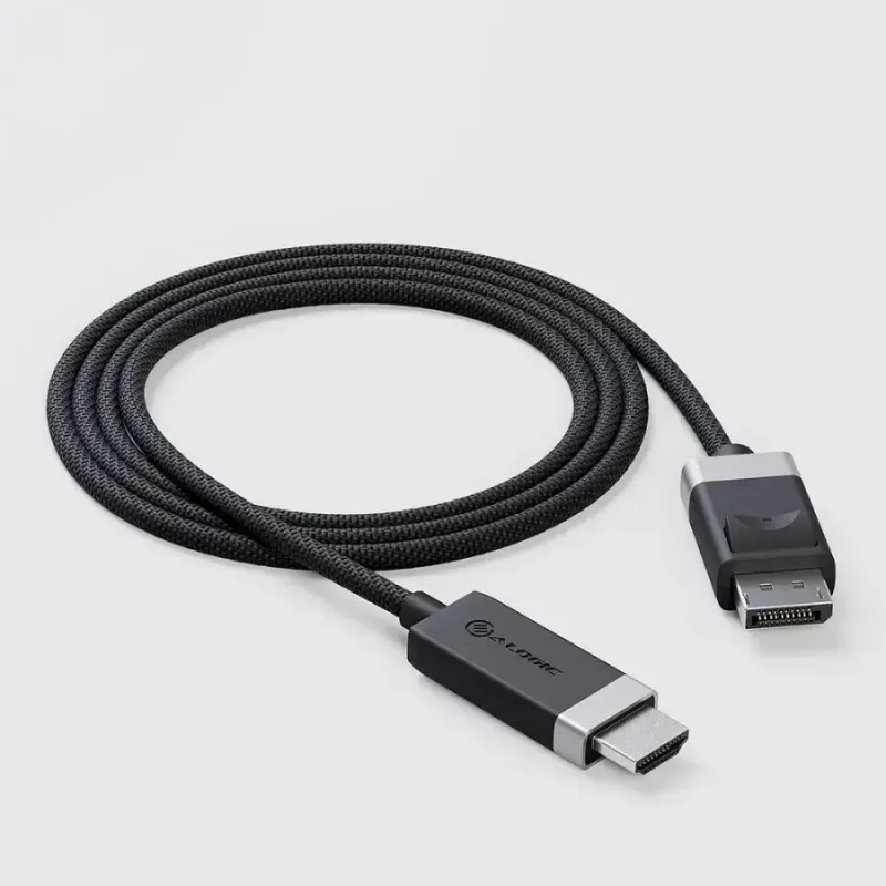 ALOGIC FUDPHD2-SGR videokaapeliadapteri 2 m DisplayPort HDMI musta harmaa