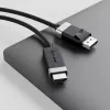 ALOGIC FUDPHD2-SGR videokaapeliadapteri 2 m DisplayPort HDMI musta harmaa
