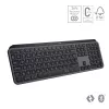 Logitech MX Keys S näppäimistö yleiskäyttöön RF langaton + Bluetooth AZERTY belgialainen grafiitti