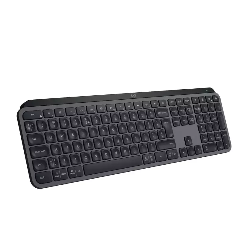 Logitech MX Keys S näppäimistö yleiskäyttöön RF langaton + Bluetooth AZERTY belgialainen grafiitti