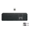 Logitech MX Keys S näppäimistö yleiskäyttöön RF langaton + Bluetooth AZERTY belgialainen grafiitti