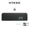 Logitech MX Keys S näppäimistö yleiskäyttöön RF langaton + Bluetooth AZERTY belgialainen grafiitti