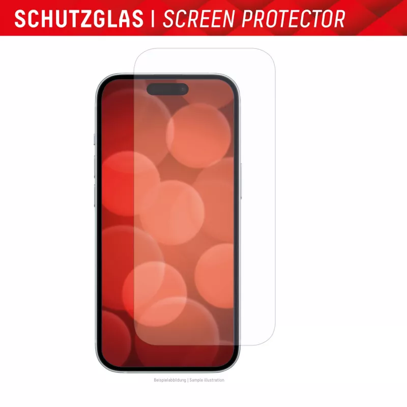 Displex näytönsuojakalvo + kotelo Apple iPhone 15 Plus, Eco-asennuskehys, naarmuuntumaton