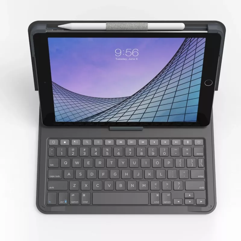 ZAGG Messenger Folio 2 QWERTZ saksa Bluetooth Charcoal