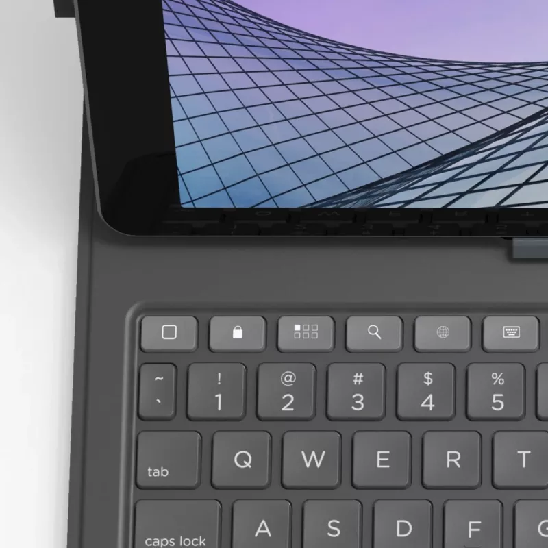 ZAGG Messenger Folio 2 QWERTZ saksa Bluetooth Charcoal