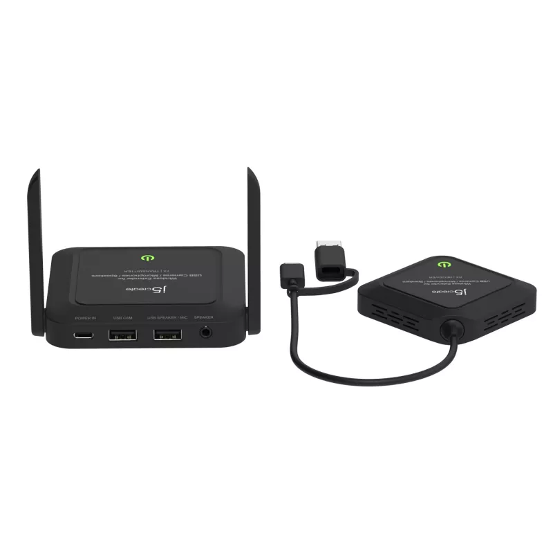 j5create JVW120 langaton jatko USB™ kameroille / mikrofoneille / kaiuttimille, musta