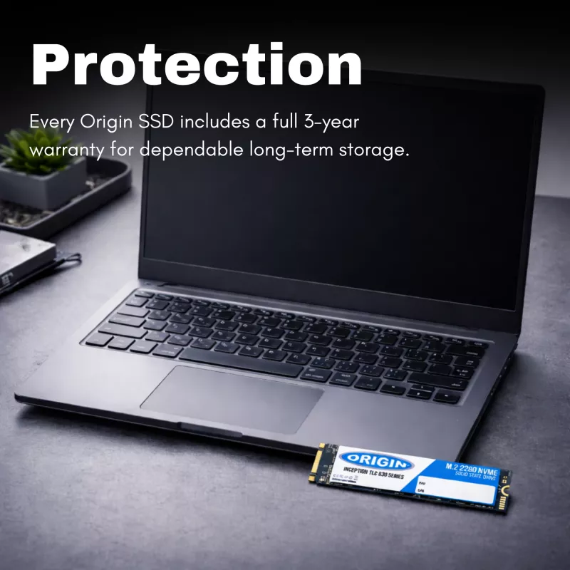 SSD Origin Inception 512GB NVMe M.2 30mm – 2100/1900 MB/s