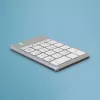 R-Go Tools numeronäppäimistö R-Go Numpad Break, ergonominen numeronäppäimistö Break-ohjelmistolla, Bluetooth, valkoinen