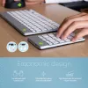 R-Go Tools numeronäppäimistö R-Go Numpad Break, ergonominen numeronäppäimistö Break-ohjelmistolla, Bluetooth, valkoinen