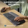Logitech Wave Keys for Business ergonominen näppäimistö täysikokoinen langaton