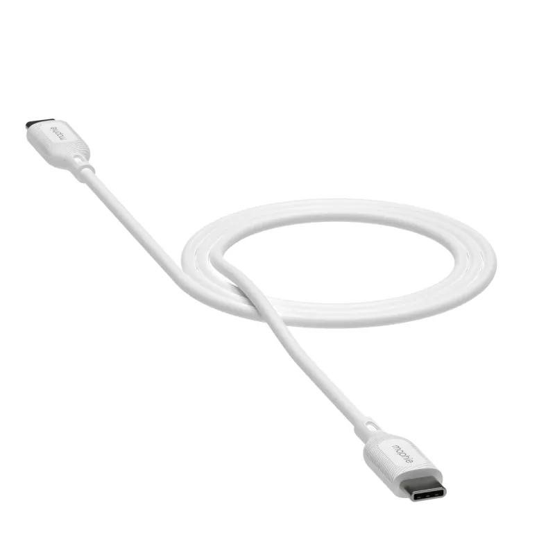 mophie essentials latauskaapeli | 1 m USB-kaapeli USB 2.0 USB-C valkoinen