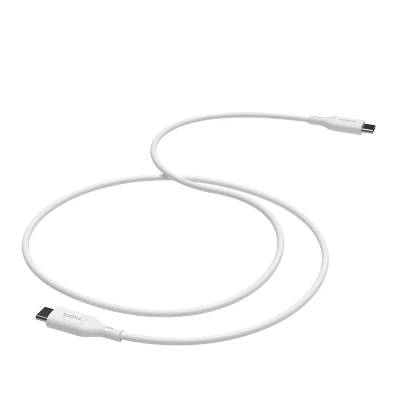 mophie essentials latauskaapeli | 1 m USB-kaapeli USB 2.0 USB-C valkoinen