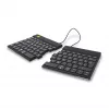 R-Go Tools ergonominen näppäimistö R-Go Split Break tauko-ohjelmistolla, ergonominen jaettu näppäimistö, QWERTZ (DE), Bluetooth, musta